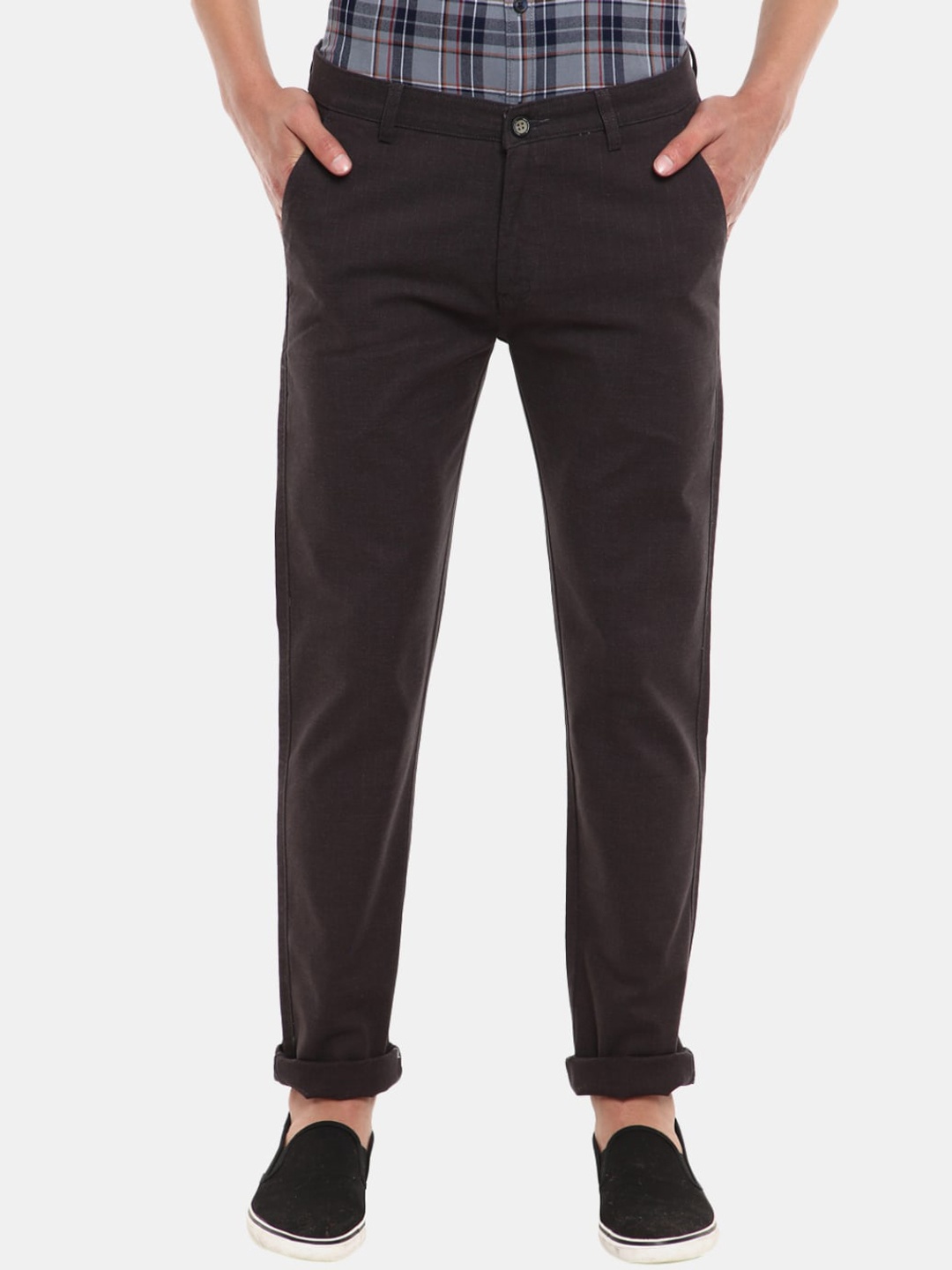 

V-Mart Men Grey Trousers