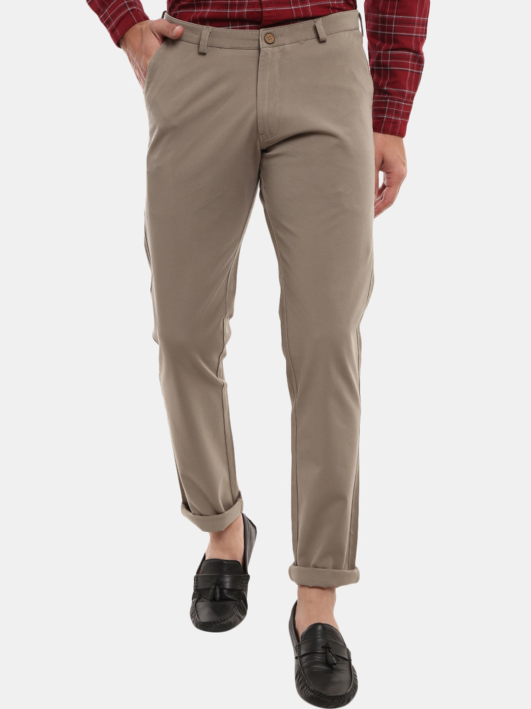 

V-Mart Men Grey Trousers