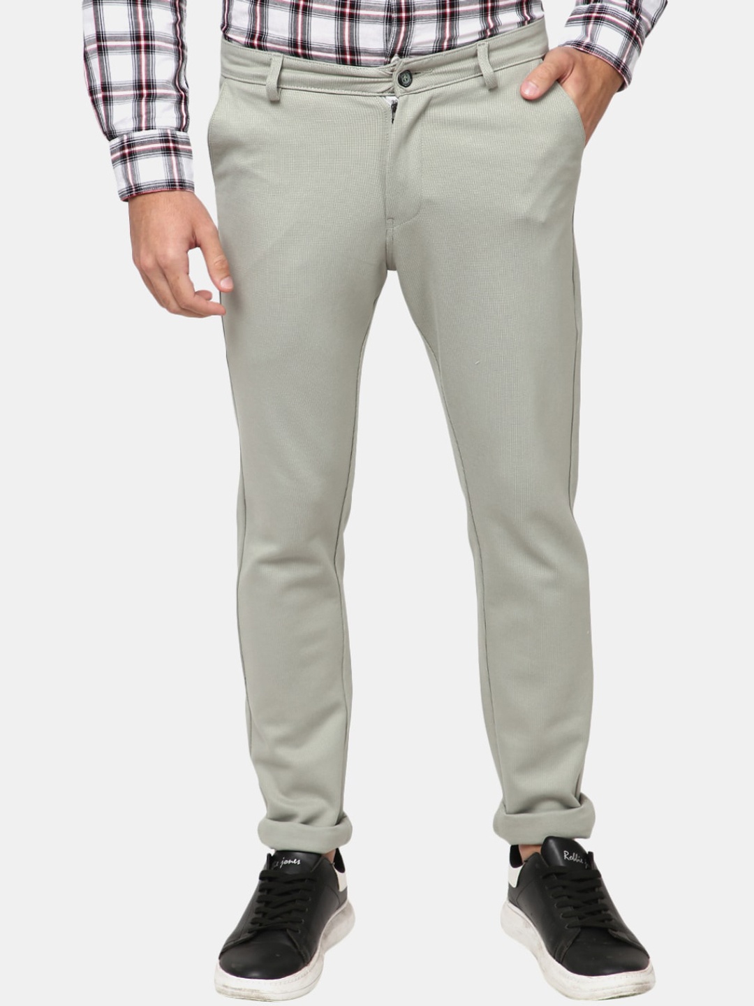 

V-Mart Men Green Chinos Trousers