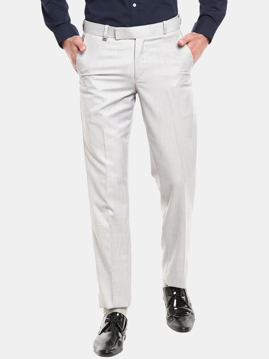 

J White by Vmart Men Grey Trousers