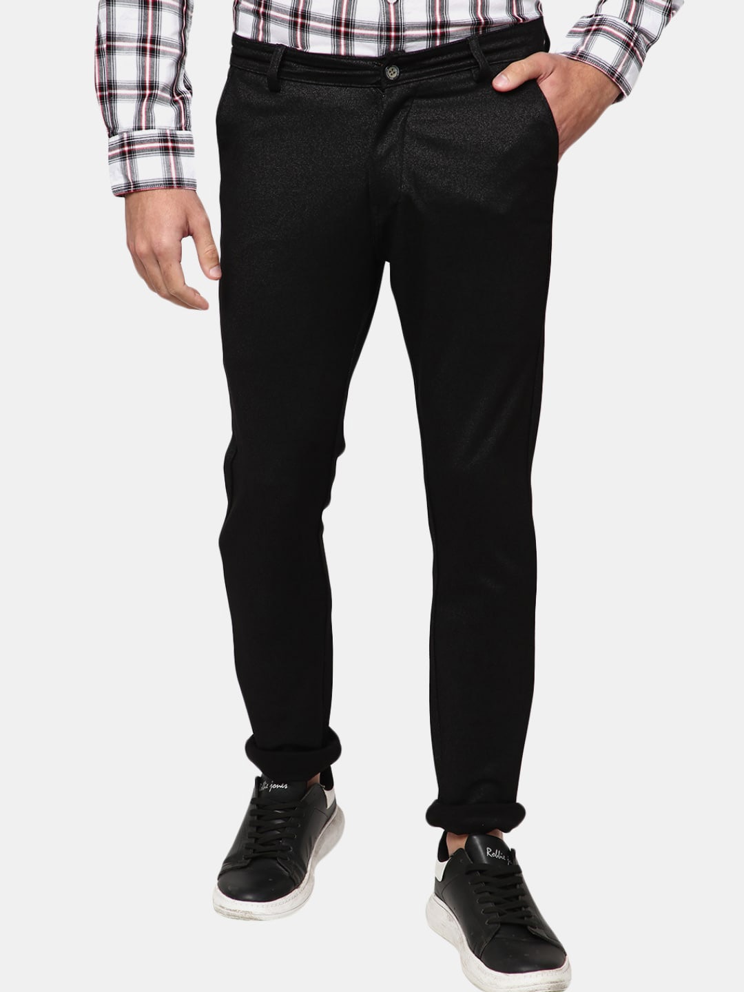

V-Mart Men Black Chinos Trousers
