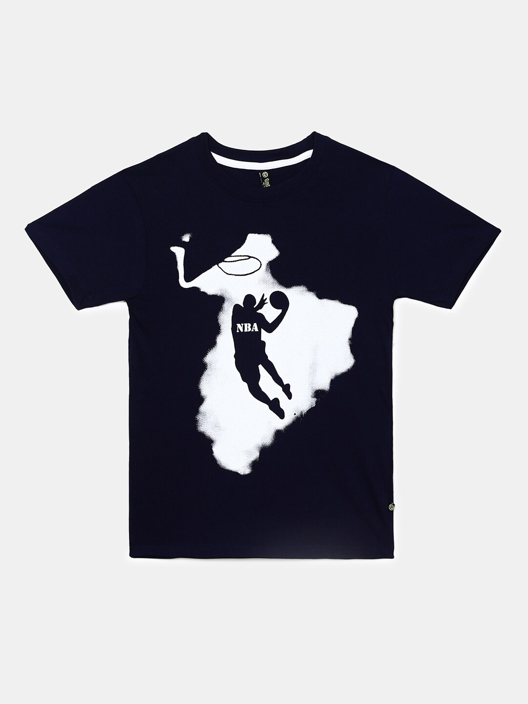 

V-Mart Boys Navy Blue Printed T-shirt