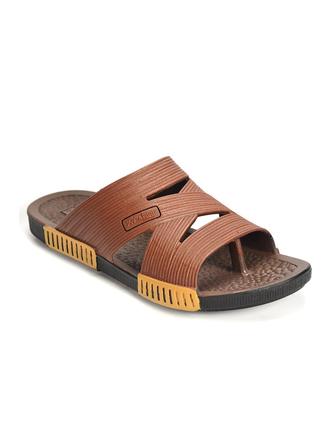 

Ajanta Men Brown Comfort Sandals