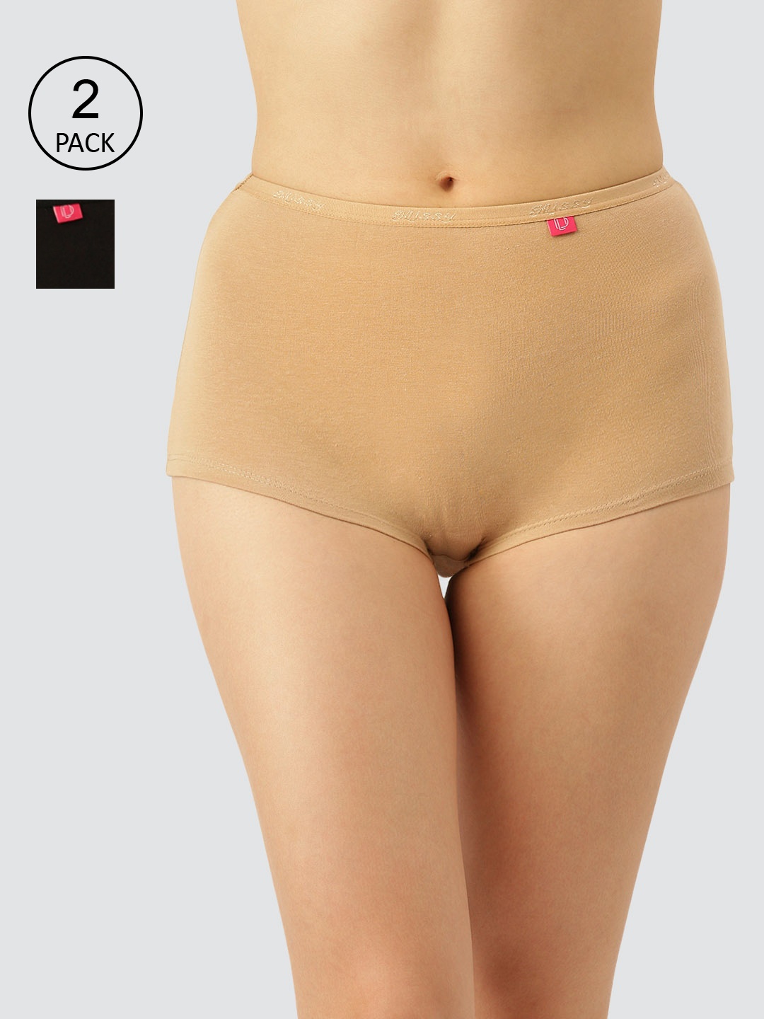 

Dollar Missy Women Pack Of 2 Assorted Seamless Boy Shorts