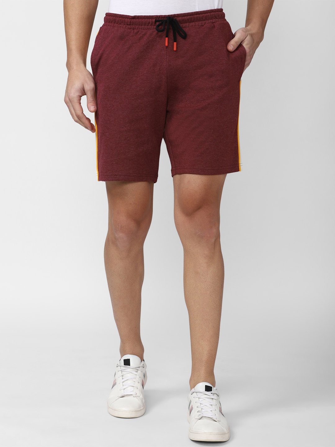 

Peter England Men Maroon Shorts