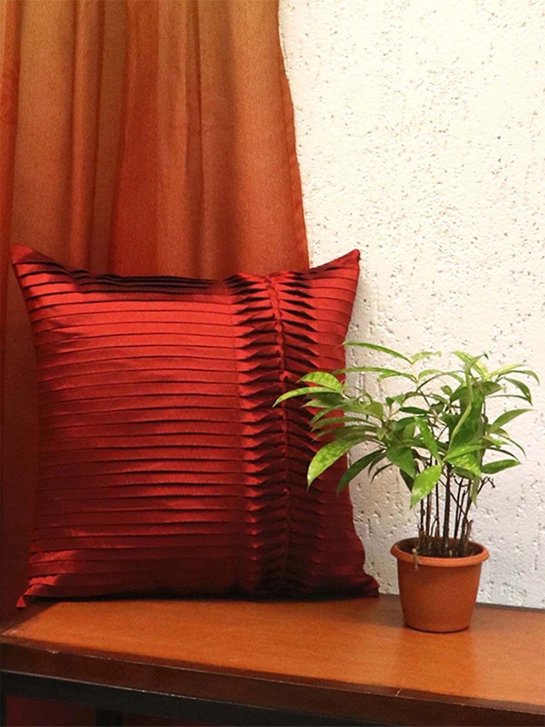 

ZEBA Red Square Cushion Covers