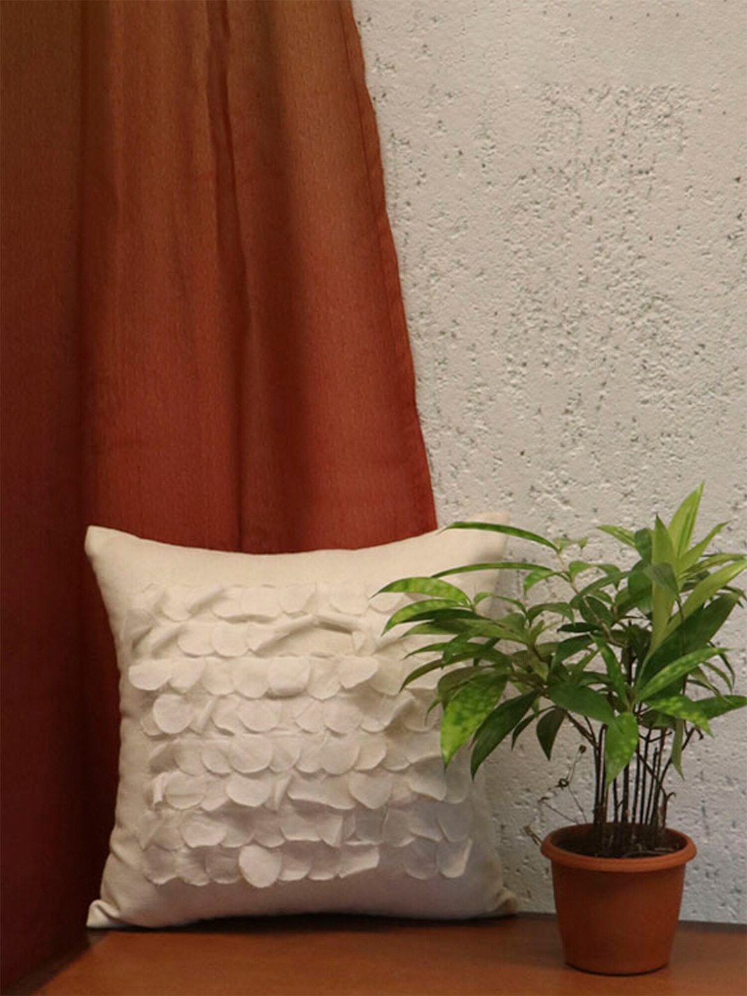 

ZEBA White Square Cushion Covers