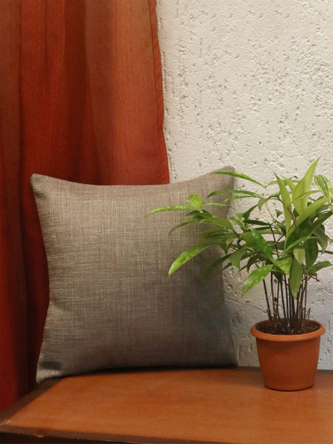 

ZEBA Brown Rectangle Cushion Cover