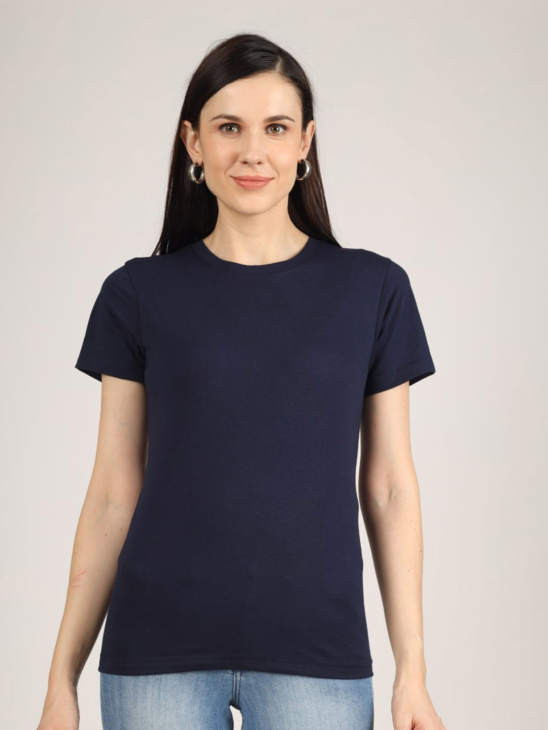 

The Label Bar Women Blue T-shirt