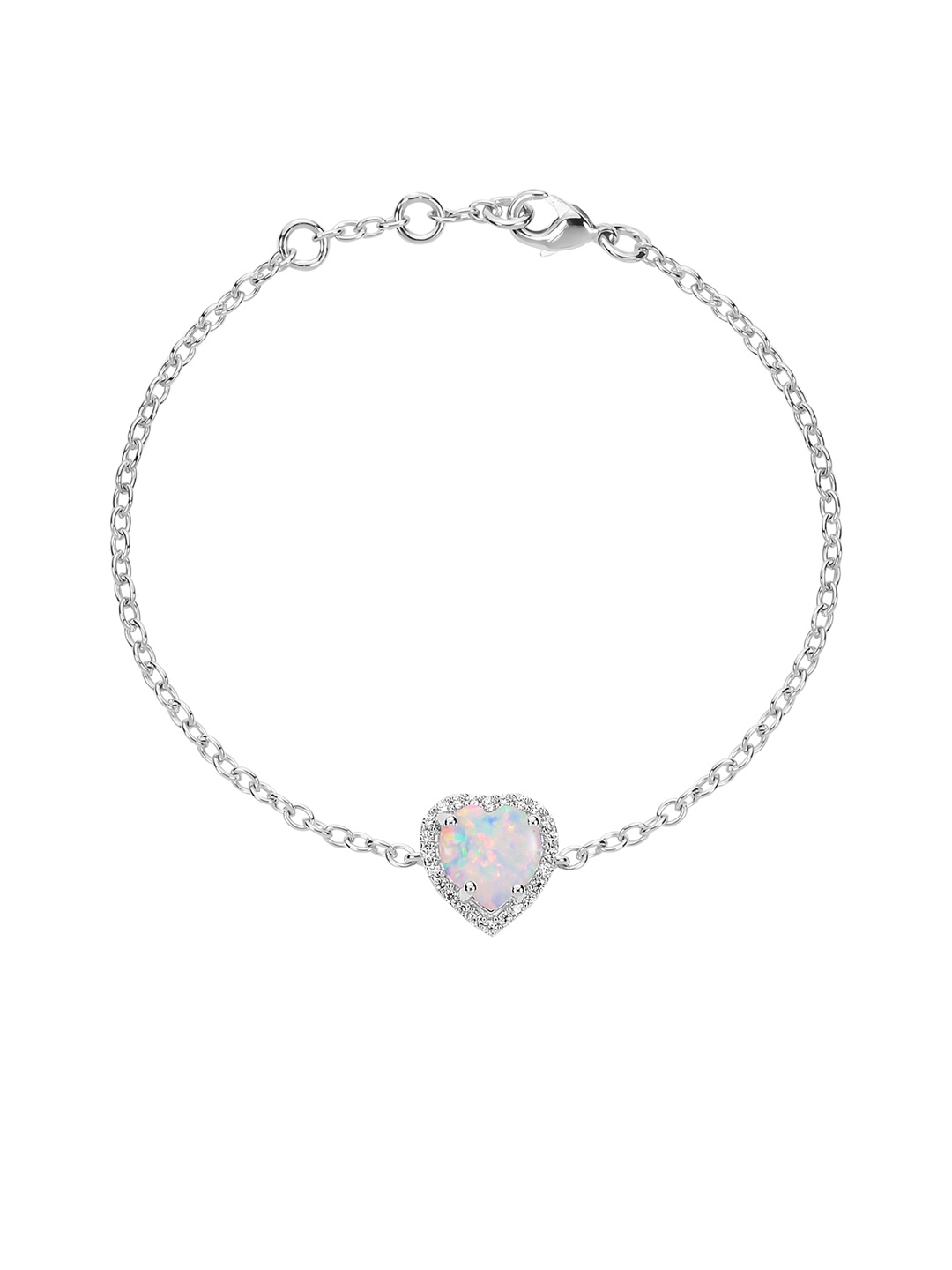 

LA SOULA 925 Sterling Silver Garnet January Birthstone Bracelet Rakhi