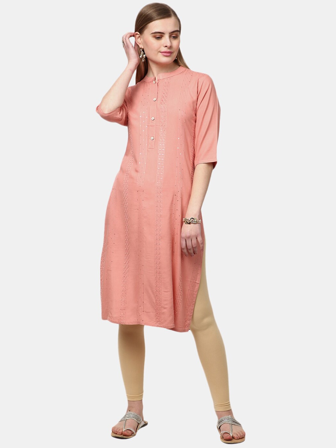 

Desi Mix Women Multicoloured Kurta, Multi