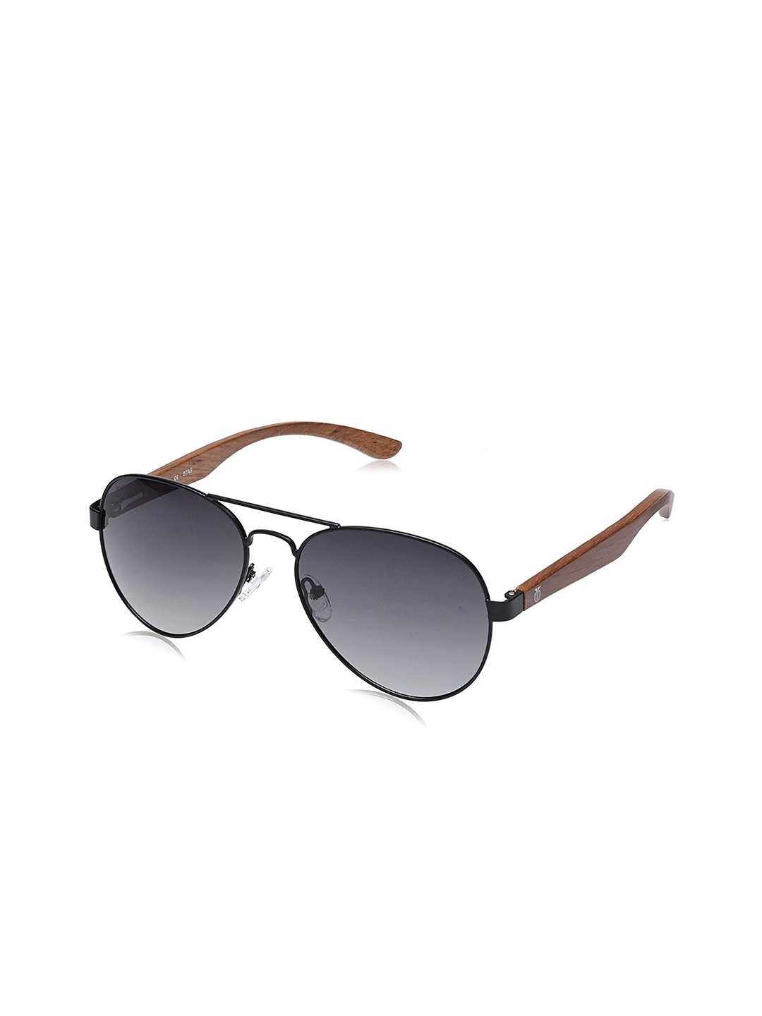 

Titan Unisex Black Lens Aviator Sunglasses with Polarised & UV Protected Lens - GC351BK1P