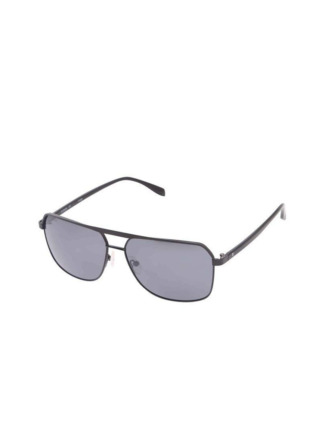

Titan Unisex Grey Lens & Black Square Sunglasses with UV Protected Lens