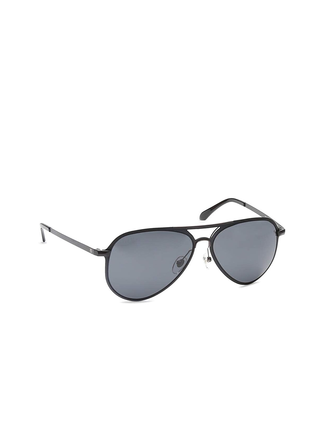 

Titan Unisex Black Lens & Black Aviator Sunglasses with UV Protected Lens -GM312GR1N