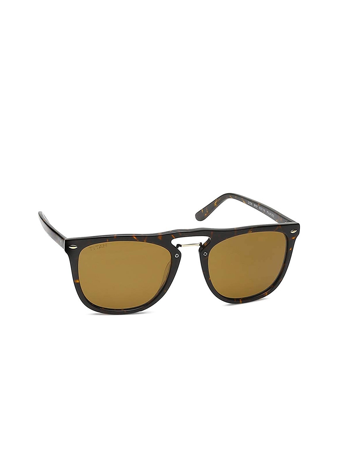 

Titan Unisex Brown Lens & Brown Wayfarer Sunglasses with UV Protected Lens
