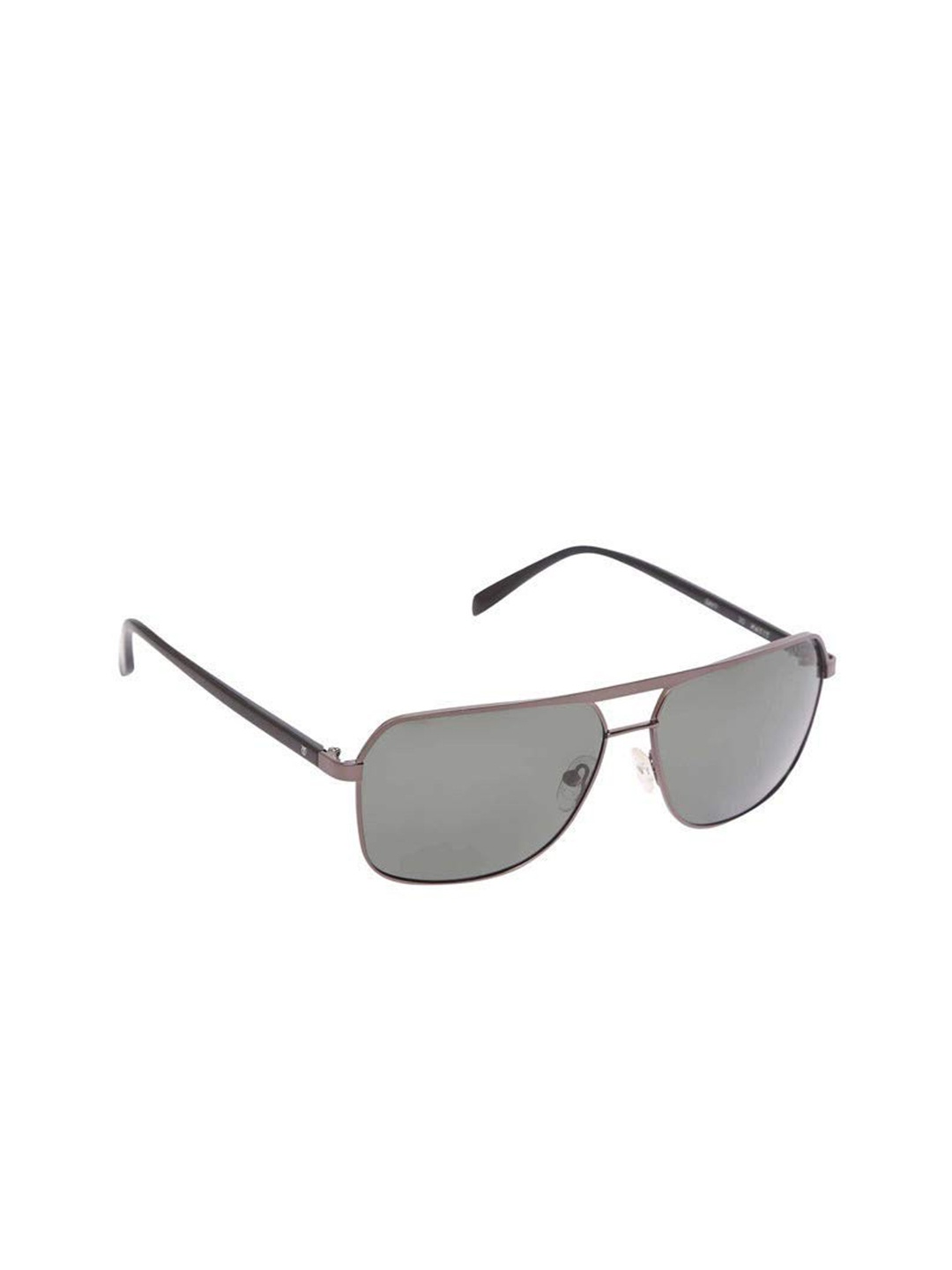 

Titan Unisex Grey Lens & Gunmetal-Toned Square Sunglasses with UV Protected Lens