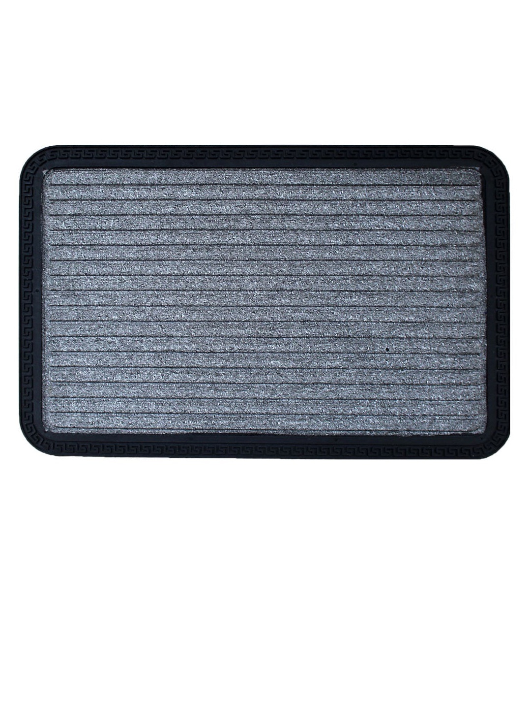 

LUXEHOME INTERNATIONAL Grey Striped Anti-Slip Door Mat