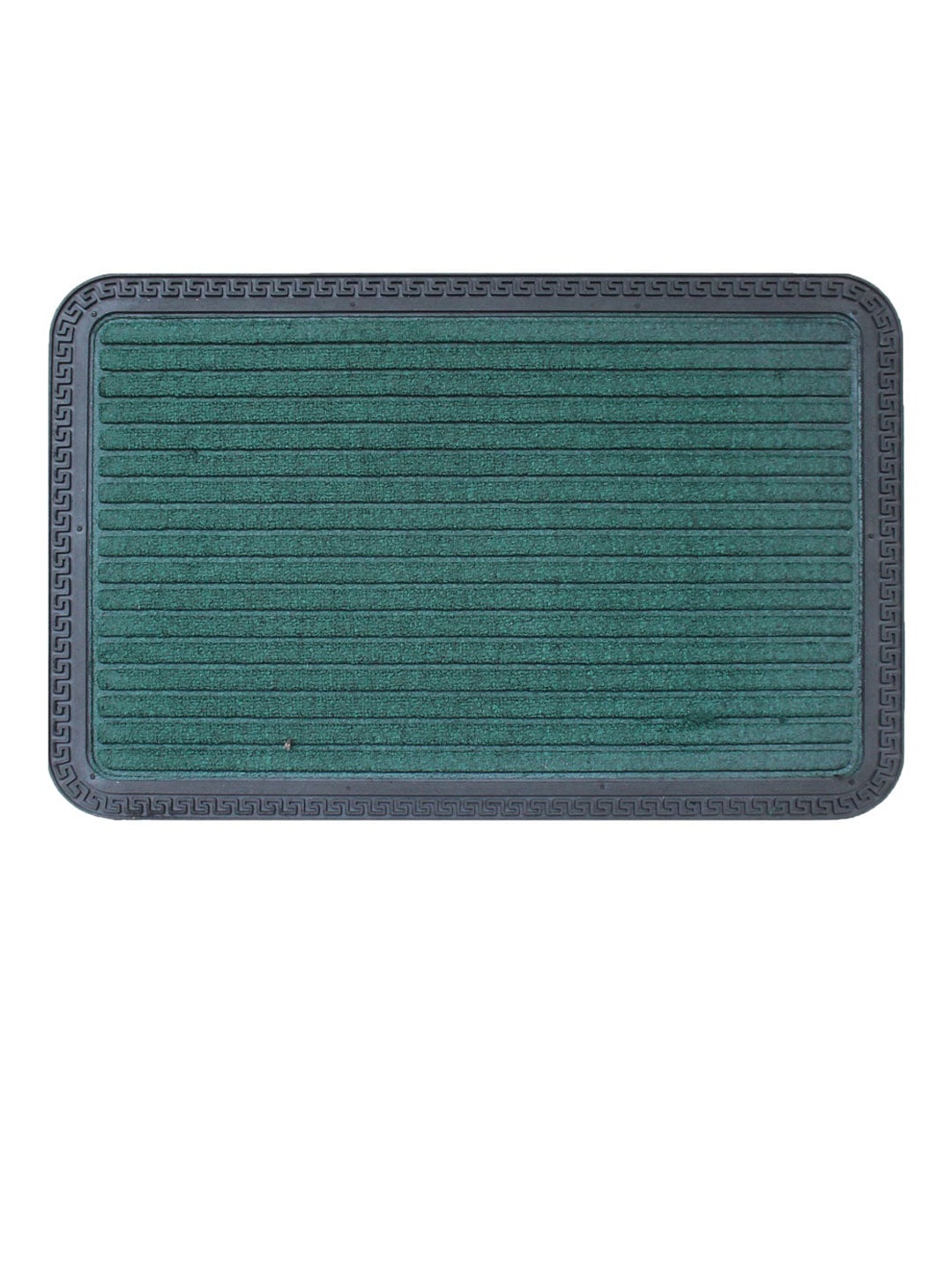 

LUXEHOME INTERNATIONAL Green Solid Anti-Skid Doormats