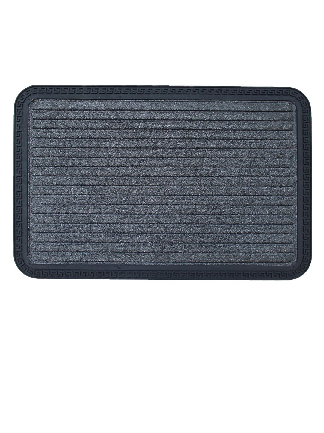 

LUXEHOME INTERNATIONAL Grey Striped Anti-Skid Doormat