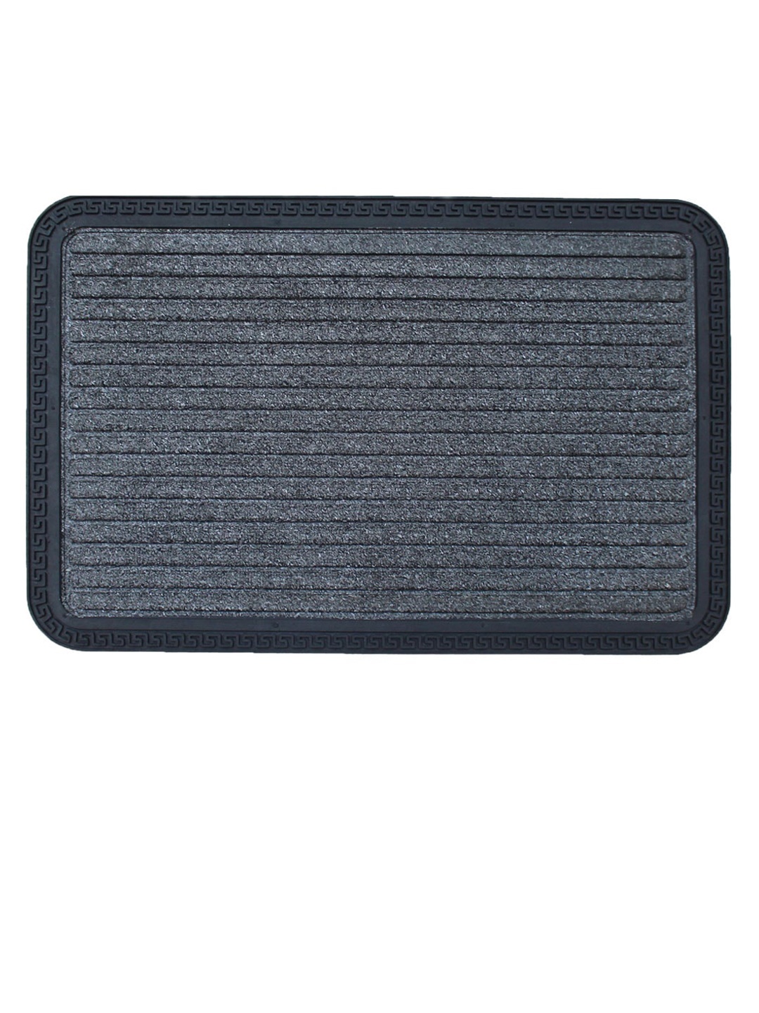 

LUXEHOME INTERNATIONAL Grey Solid Anti-Skid Doormats