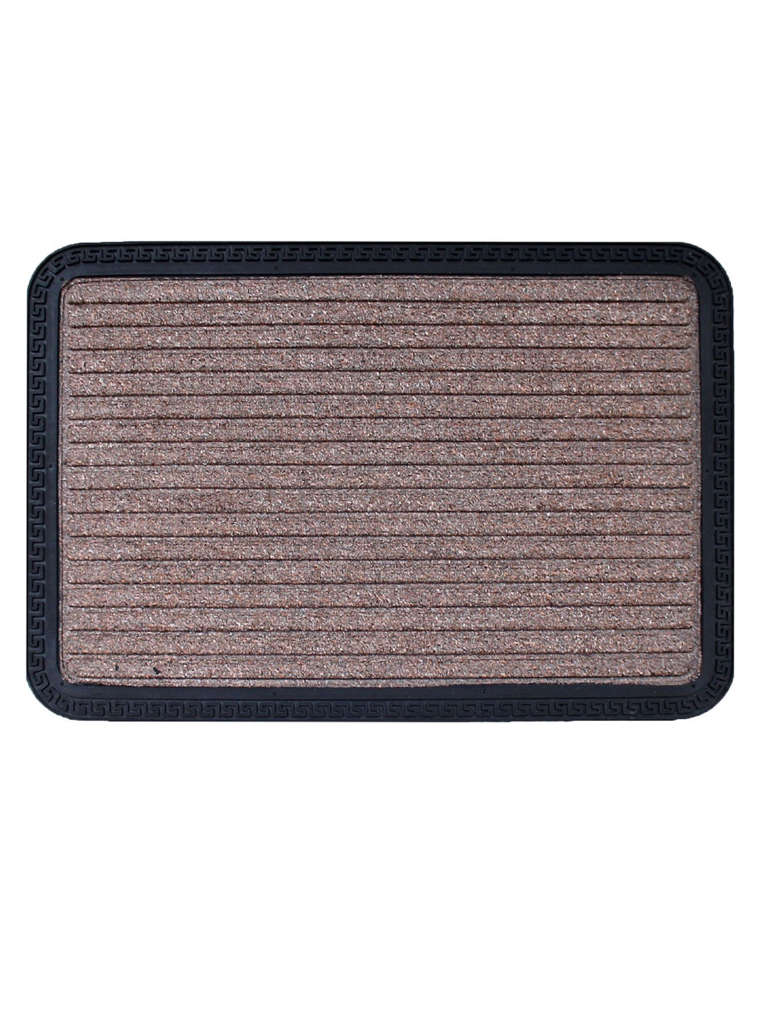 

LUXEHOME INTERNATIONAL Beige Rubber Water Absorbing Doormat