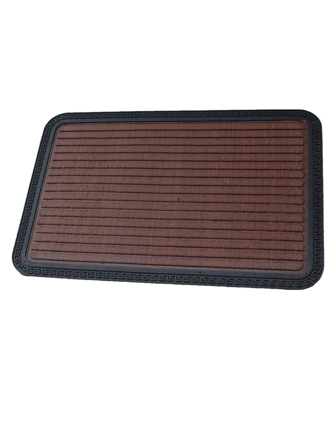

LUXEHOME INTERNATIONAL Brown Striped Doormat