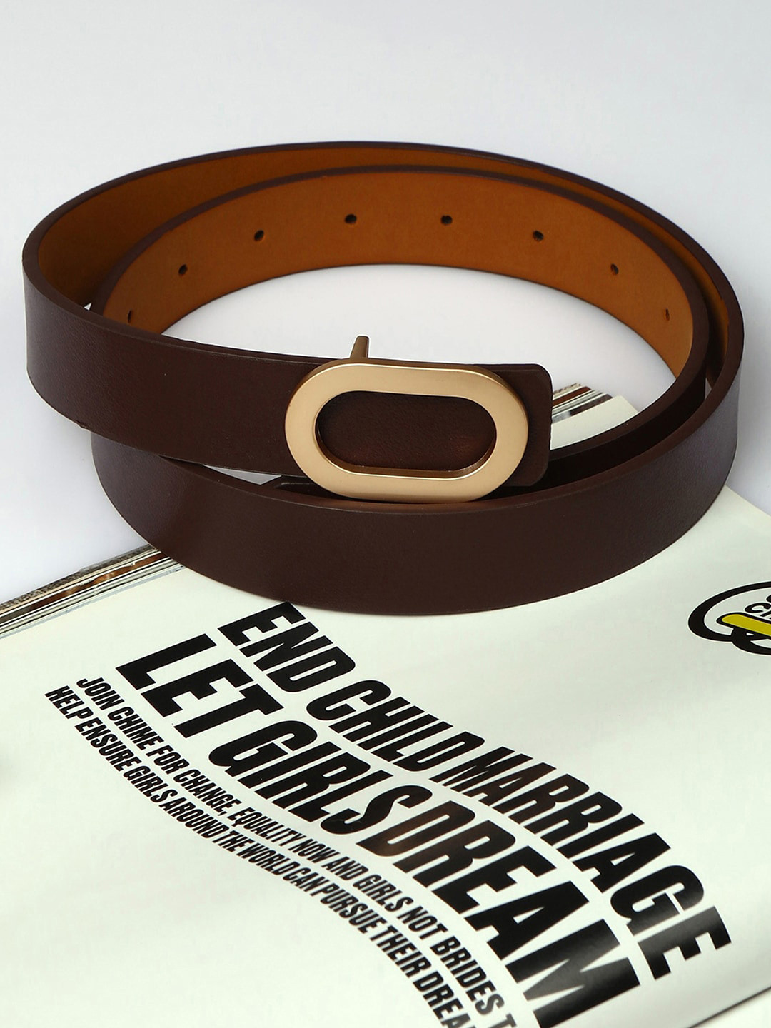

HAUTE SAUCE by Campus Sutra Women Brown Belts