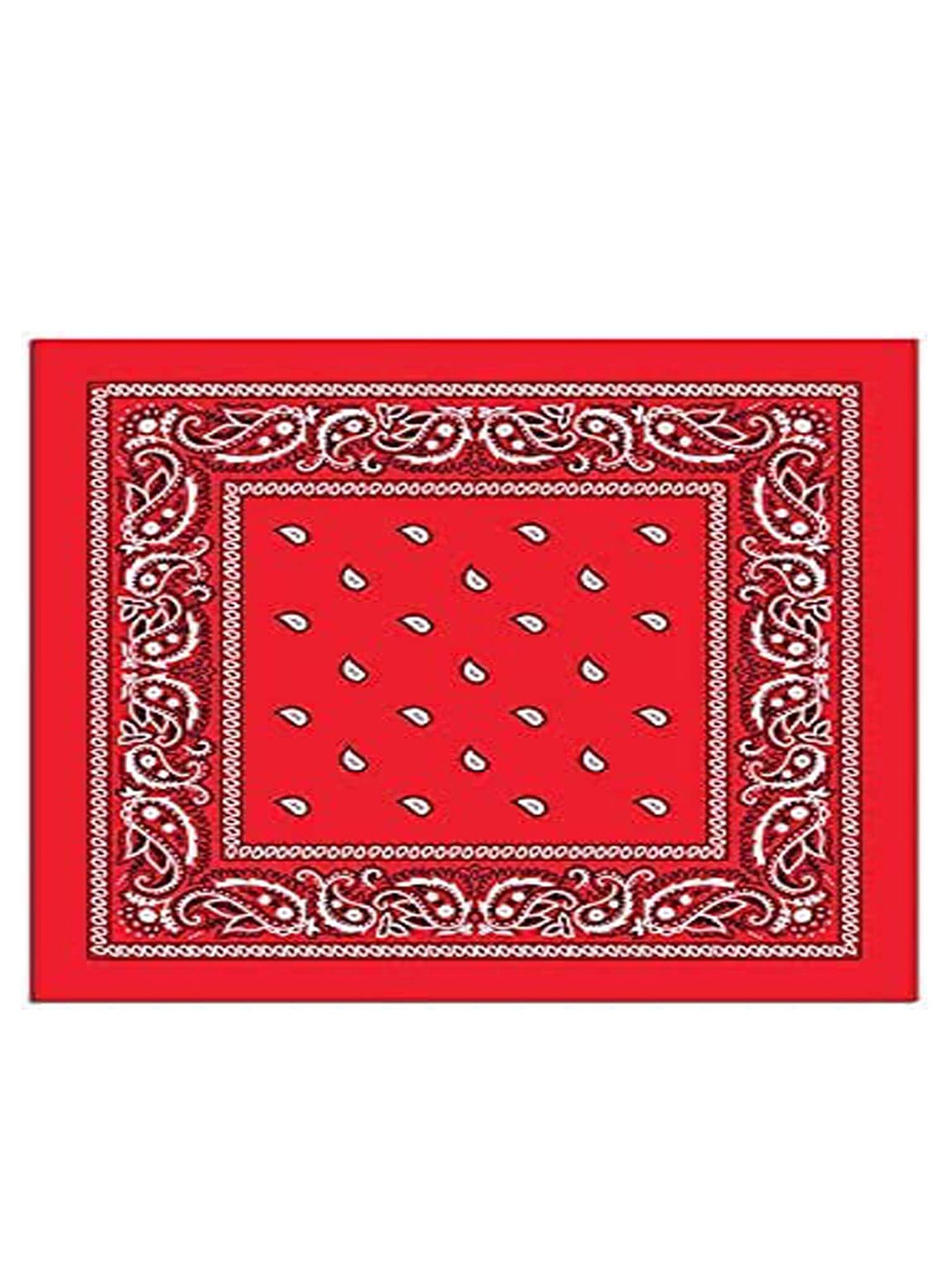 

Aadikart Pack of 2 Red & Grey Printed Pure Cotton Bandana