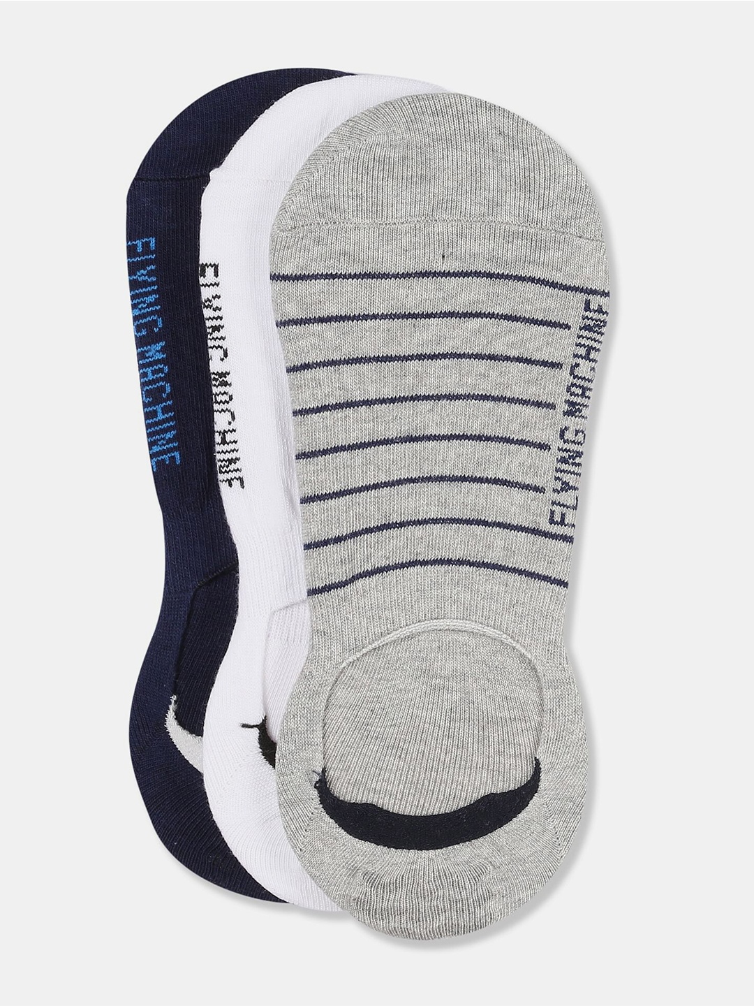 

Flying Machine Men Pack Of 3 Assorted Shoe Liners