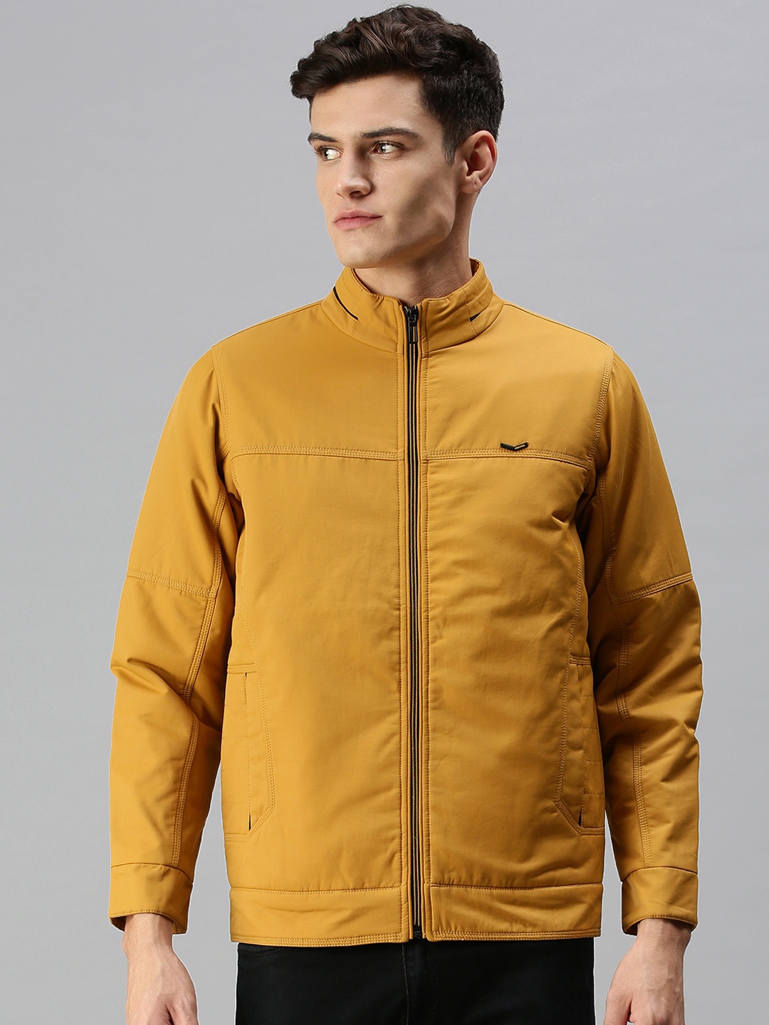 

SHOWOFF Men Mustard Tailored Jacket