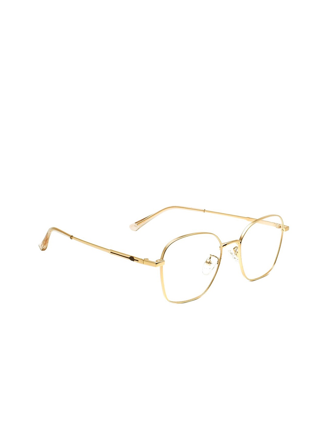 

Peter Jones Eyewear Unisex Gold-Toned Full Rim Square Frames