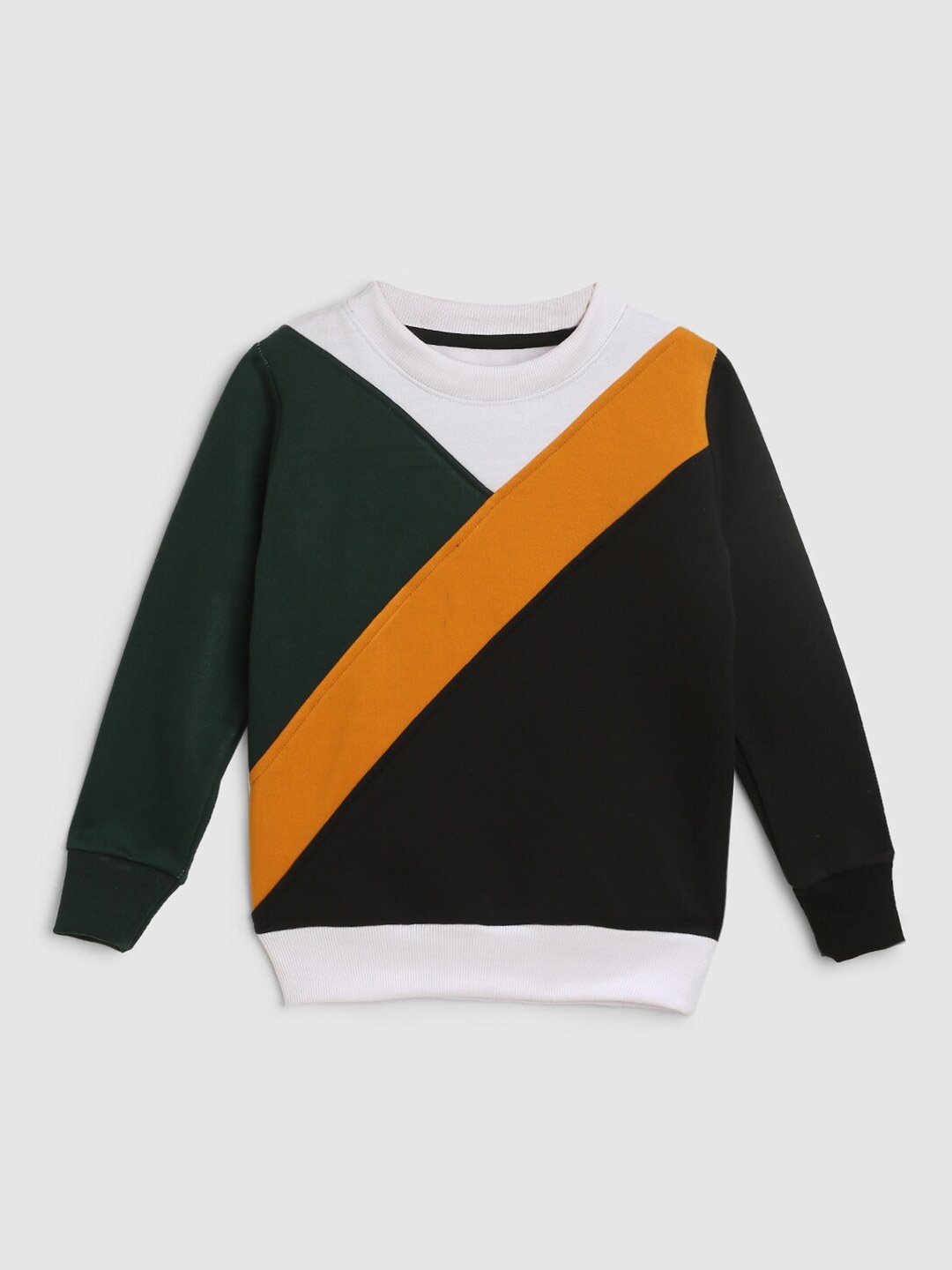 

KIDSCRAFT Boys Multicoloured Colourblocked Sweatshirt, Multi