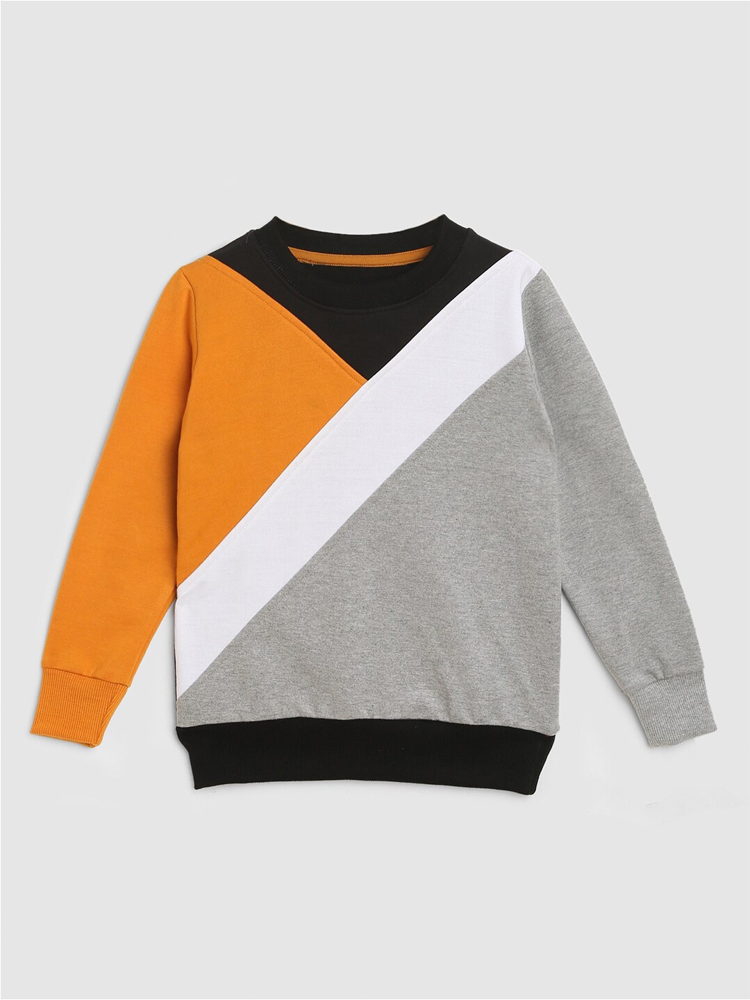 

KIDSCRAFT Boys Multicoloured Colourblocked Sweatshirt, Multi