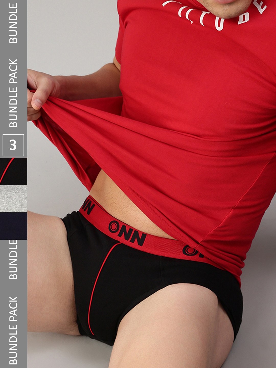 

ONN Men Black Briefs