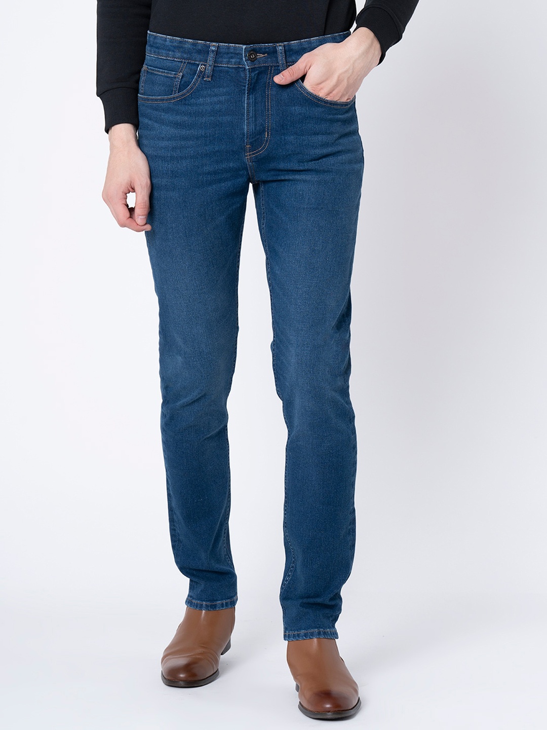 

Red Tape Men Blue Skinny Fit Jeans