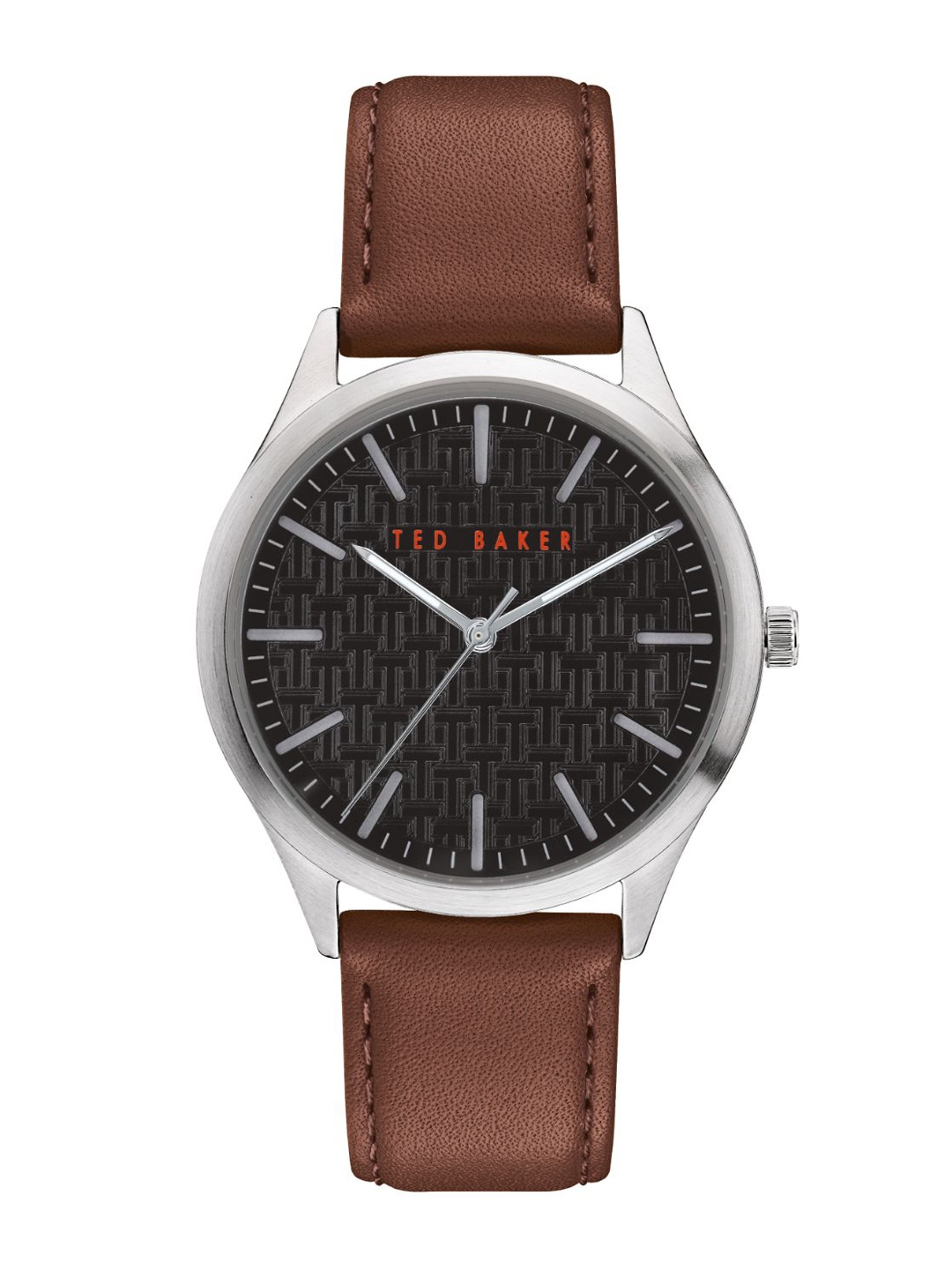 

Ted Baker Men Black Dial & Brown Leather Straps Analogue Watch BKPMHF902