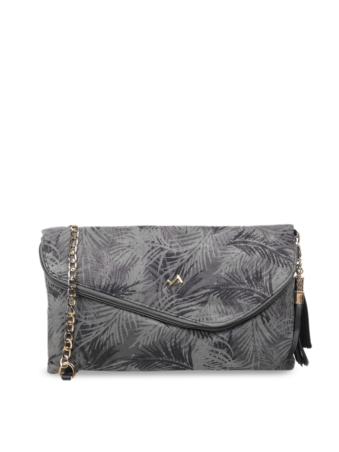 

Metro Black Printed Structured Shoulder Bag