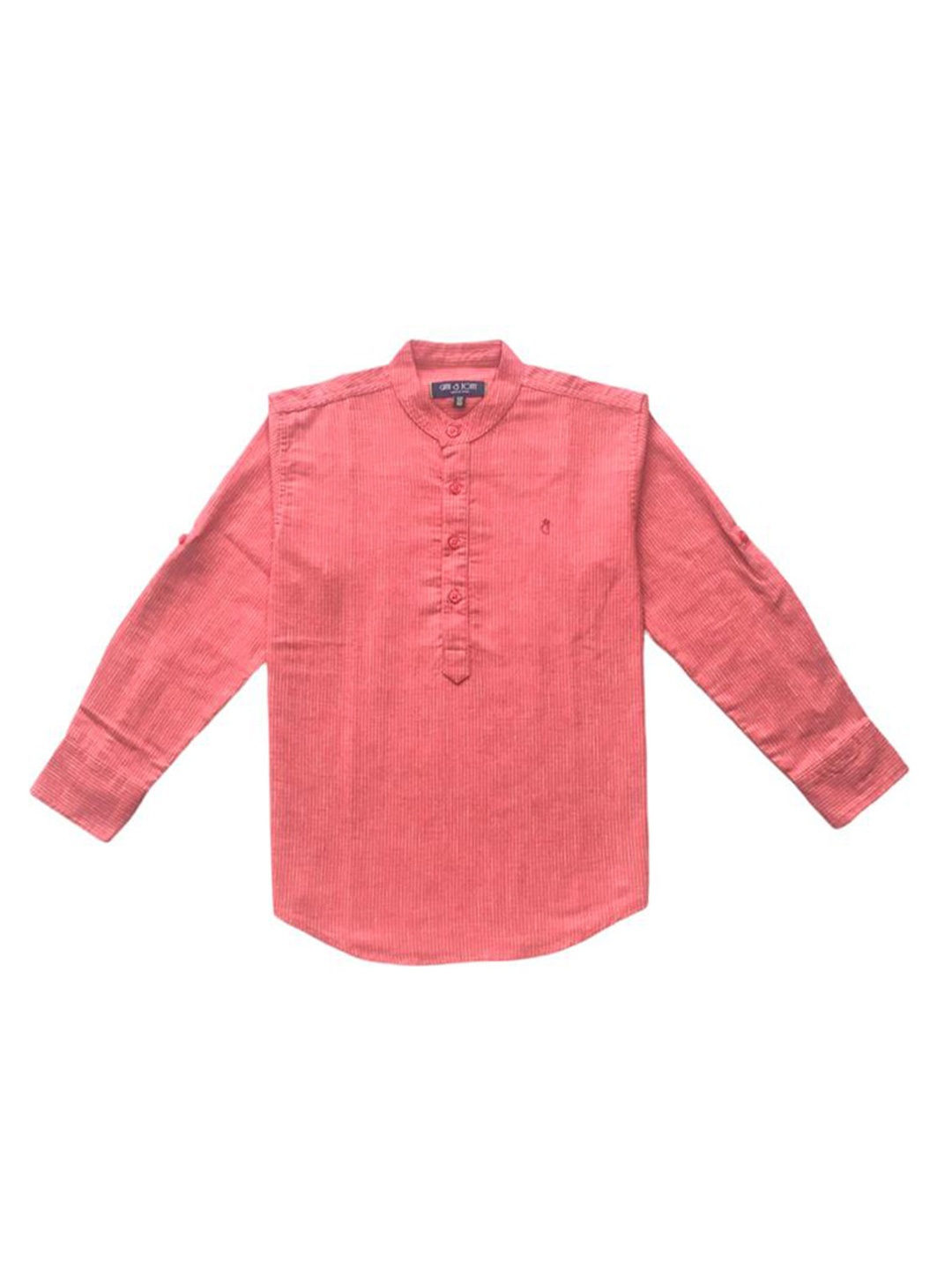 

Gini and Jony Boys Red Printed Casual Shirt