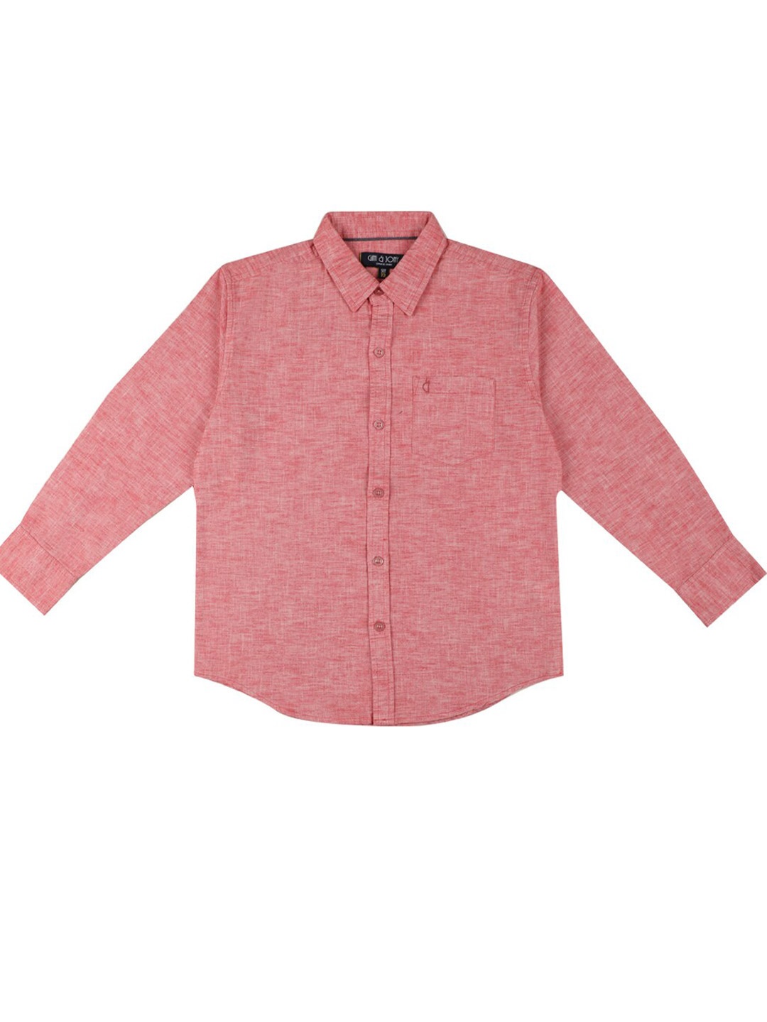 

Gini and Jony Boys Pink Casual Shirt