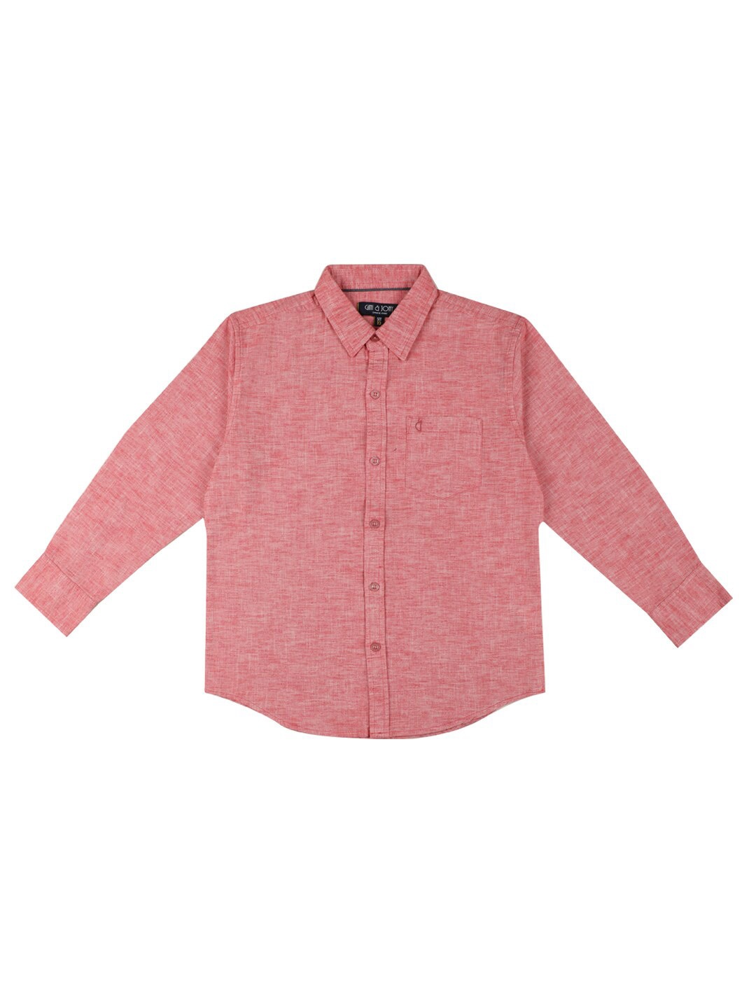 

Gini and Jony Boys Pink Casual Shirt