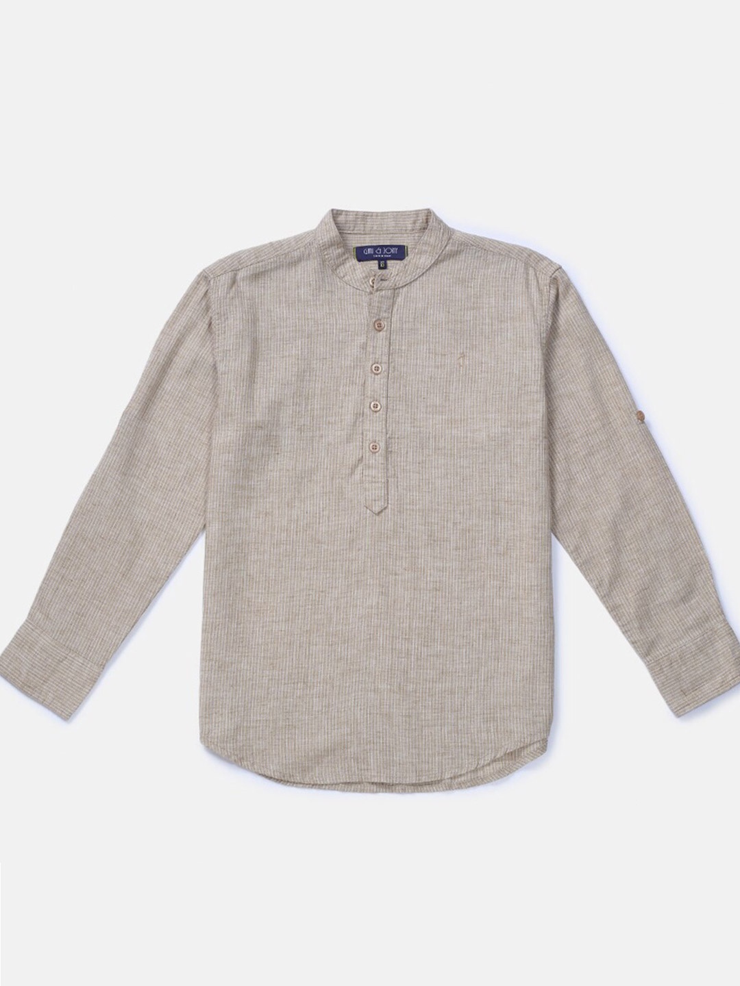 

Gini and Jony Boys Khaki Casual Shirt