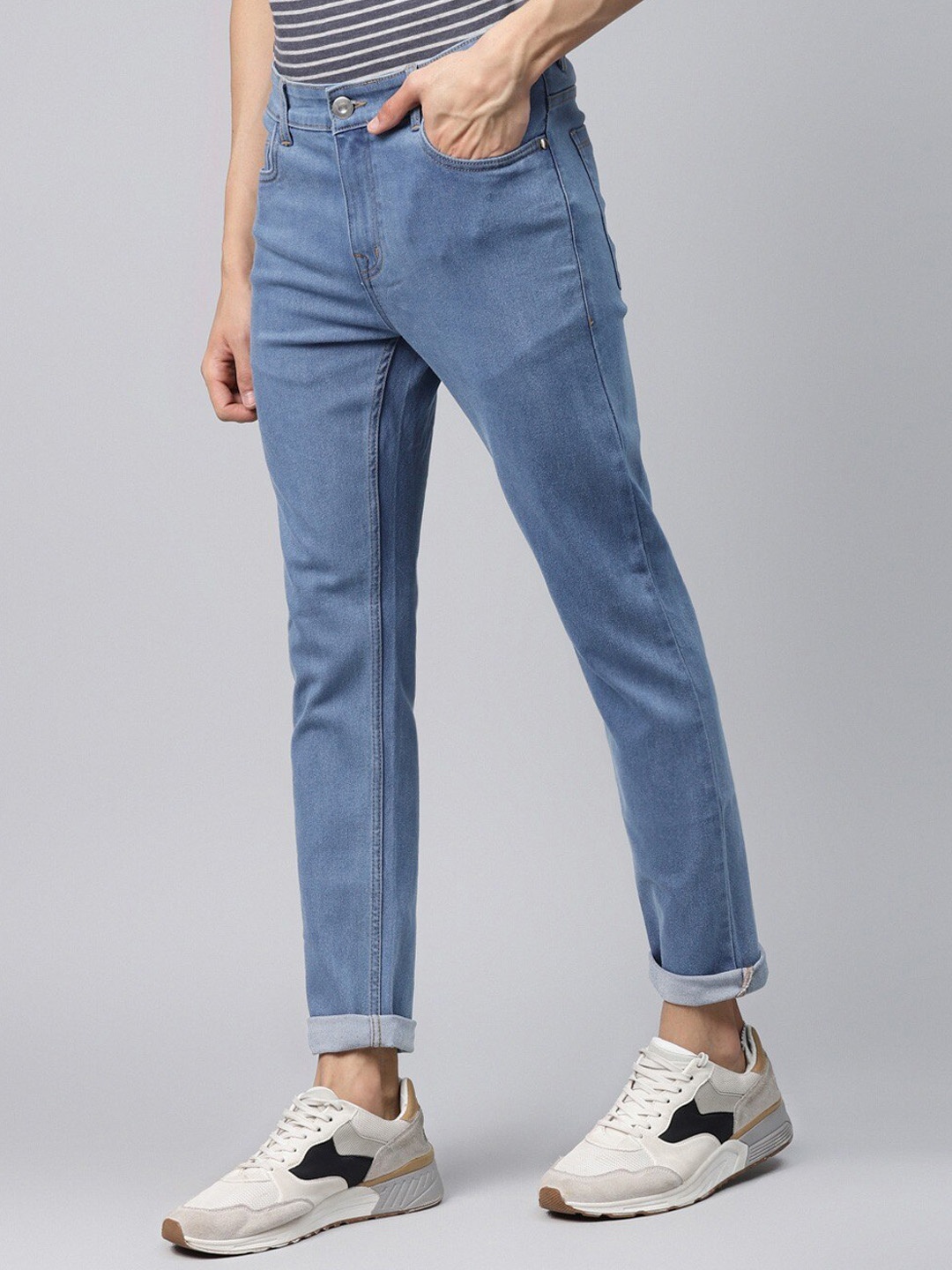 

Hubberholme Men Blue Comfort Slim Fit Stretchable Jeans