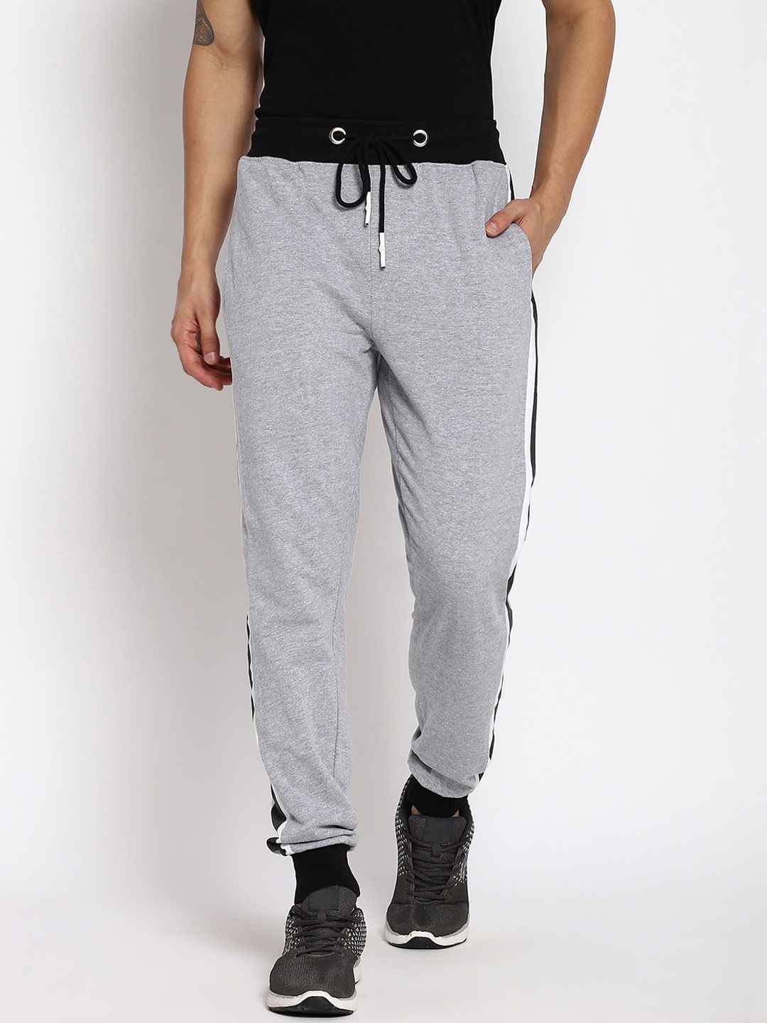 

abof Men Grey Regular Joggers Trousers