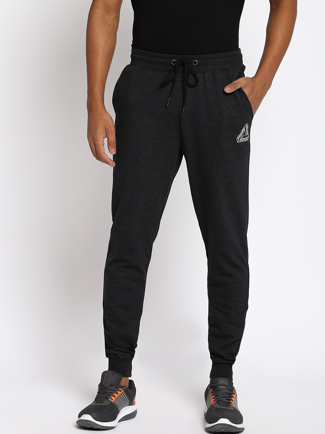 

abof Men Grey Joggers Trousers
