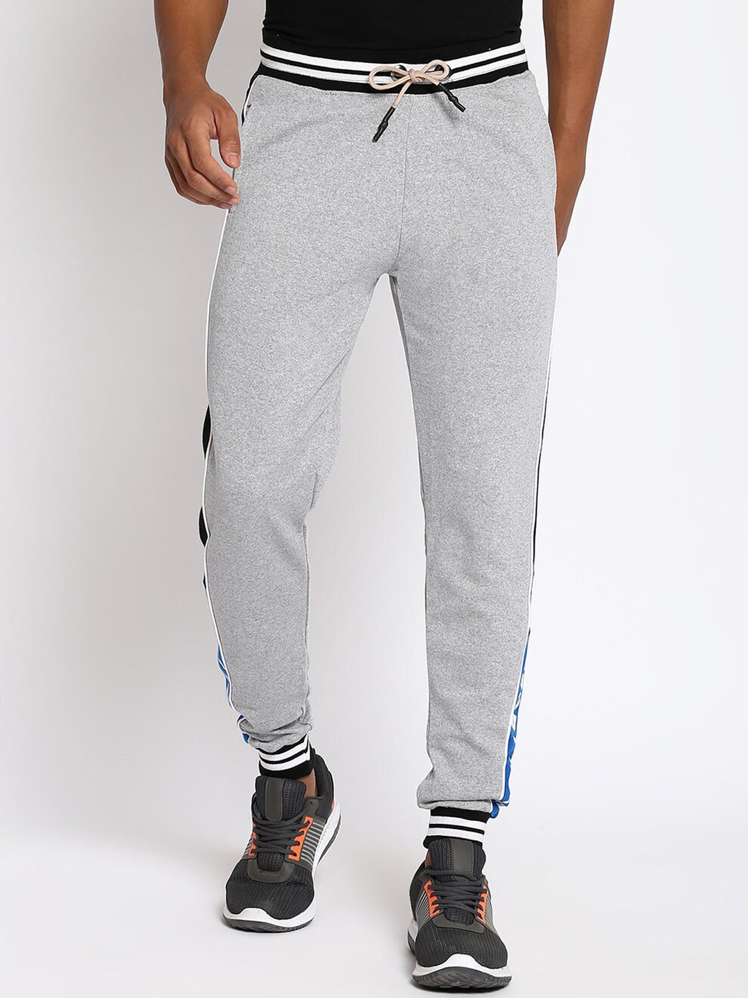 

abof Men Grey Joggers Trousers