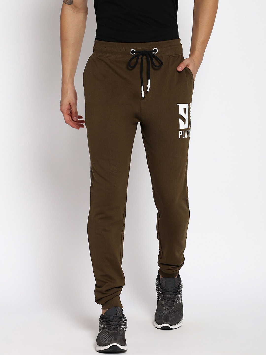 

abof Men Brown Regular Fit Joggers
