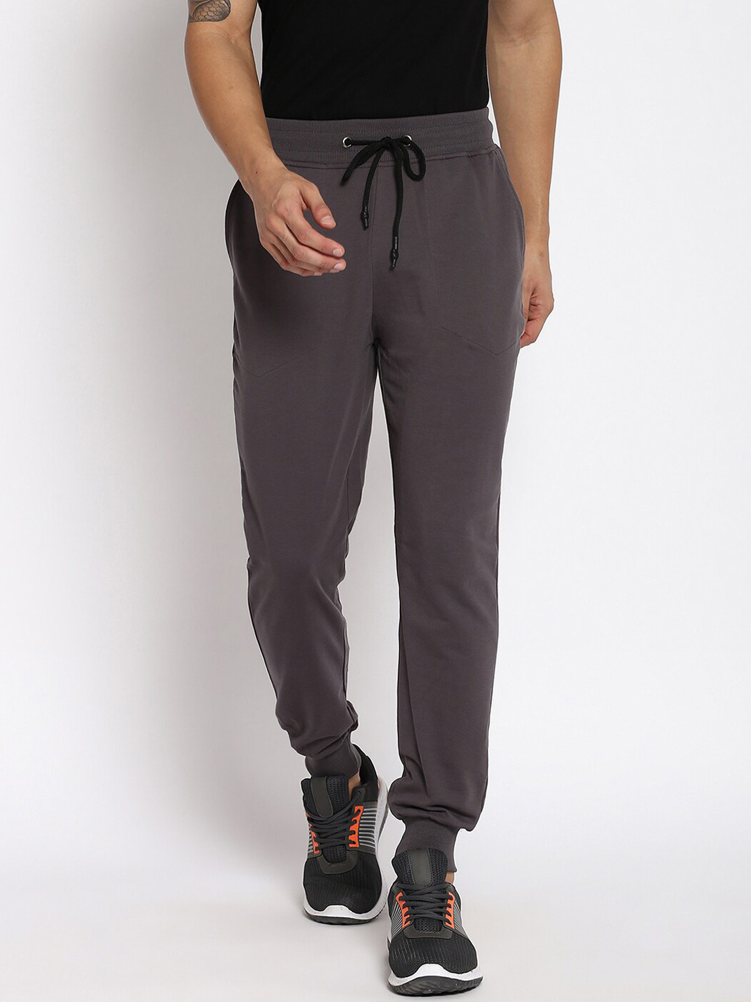 

abof Men Grey Regular Fit Joggers