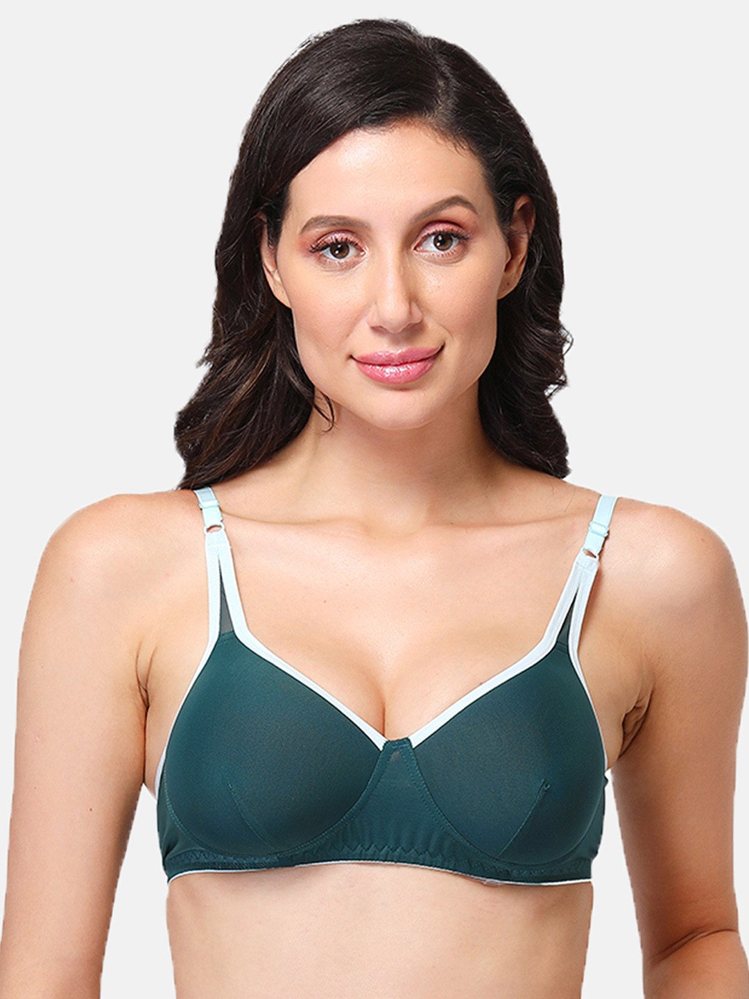 

LOTUSLEAF Women Green Bra