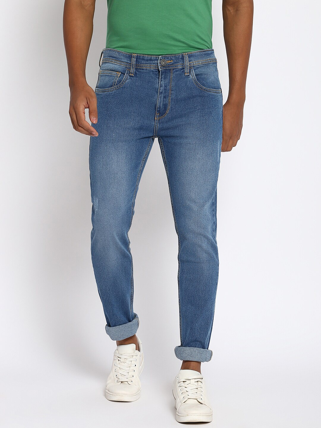 

abof Men Blue Light Fade Jeans