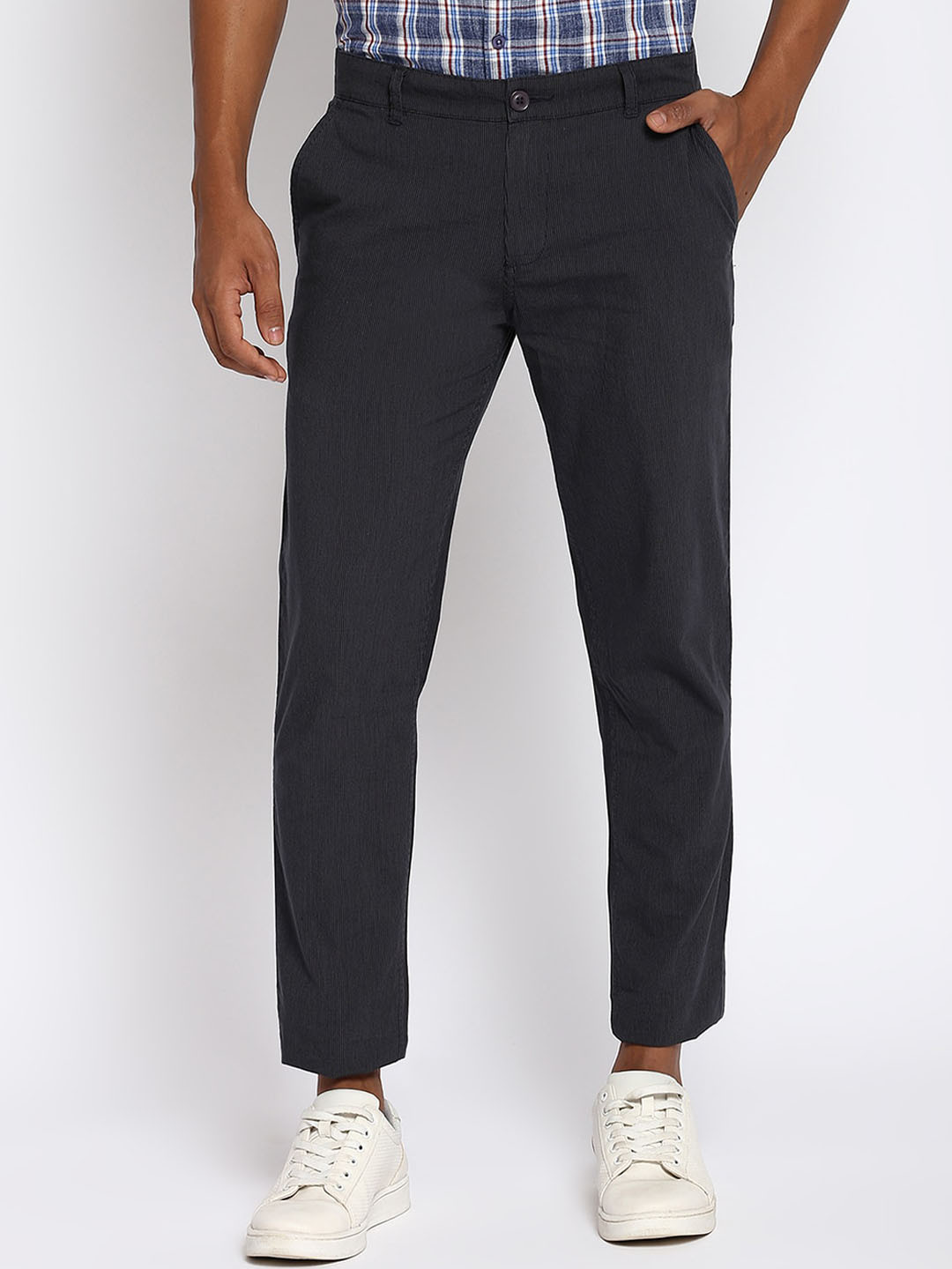 

Abof Men Grey Trousers